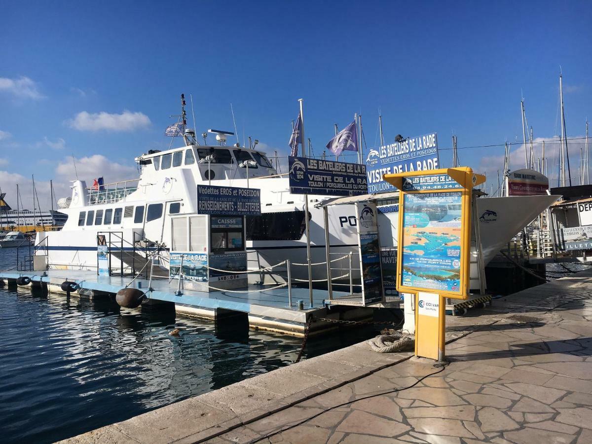 Cosy T2 Port De Toulon - Stade Mayol "Clim, Wifi Gratuit" Bagian luar foto
